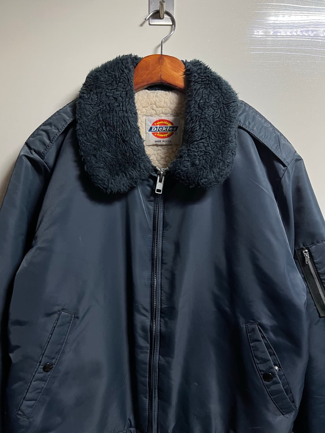 빈티지 80s 디키즈 셰르파 봄버 자켓 상품이미지2