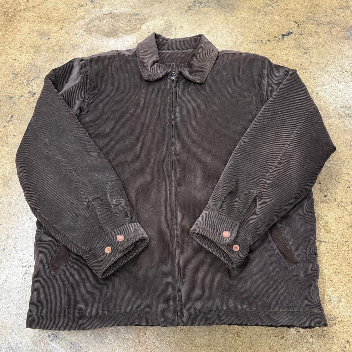 본더치 코듀로이 골지 초코 브라운 자켓 100 상품이미지2