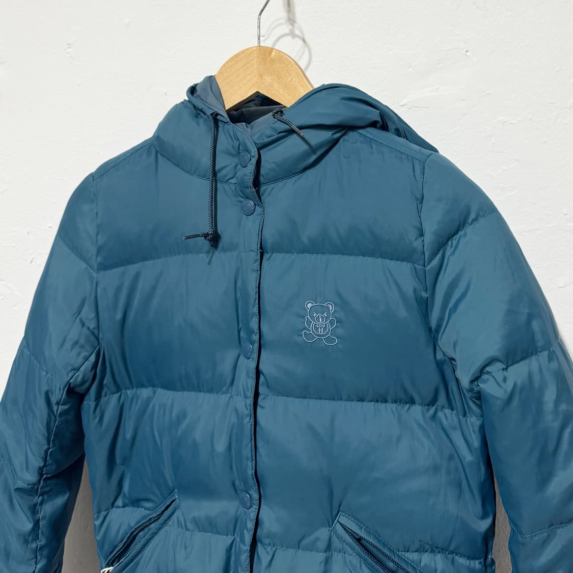 히스테릭글래머 퍽베어 리버시블 다운 자켓 블루 상품이미지8