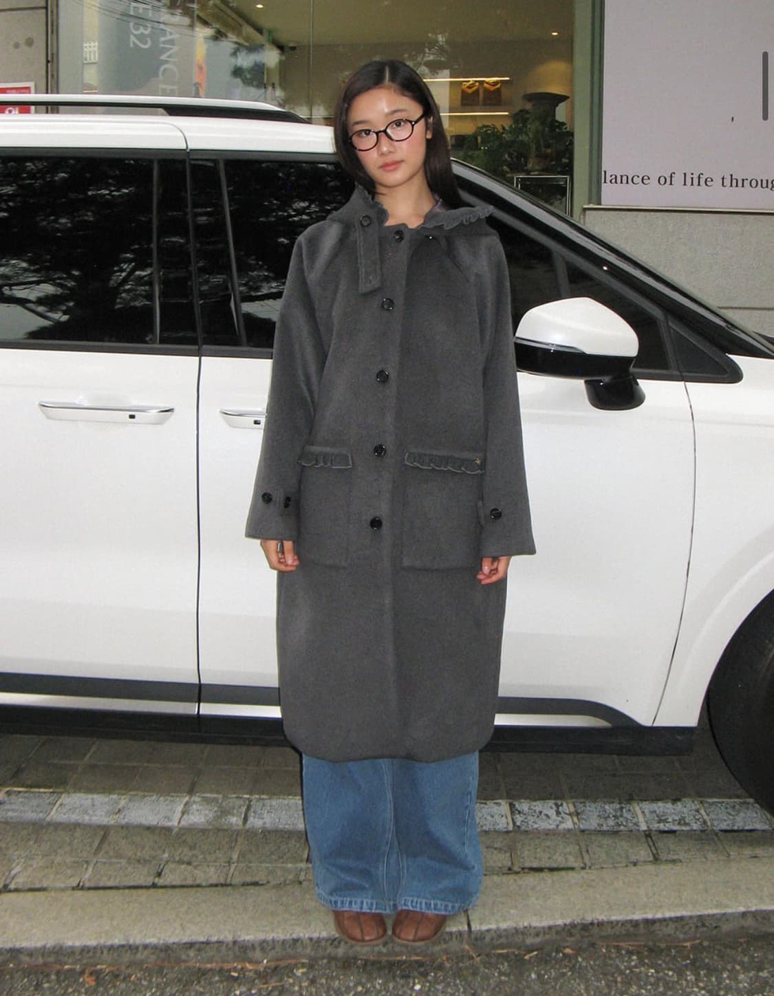 론론 롱코트 상품이미지1