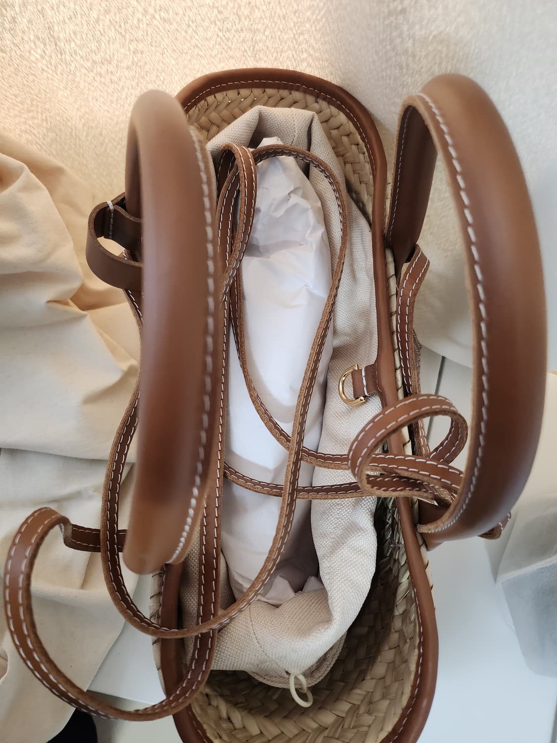 자크뮈스 솔리 바스켓백 브라운 상품이미지4