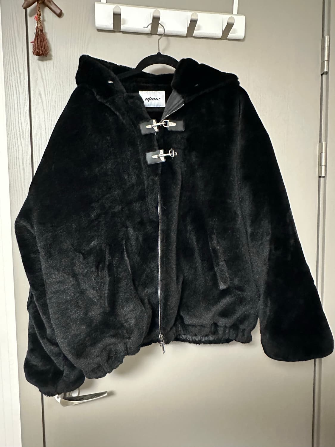 엑스톤즈 오버사이즈 퍼 후드 자켓 상품이미지4