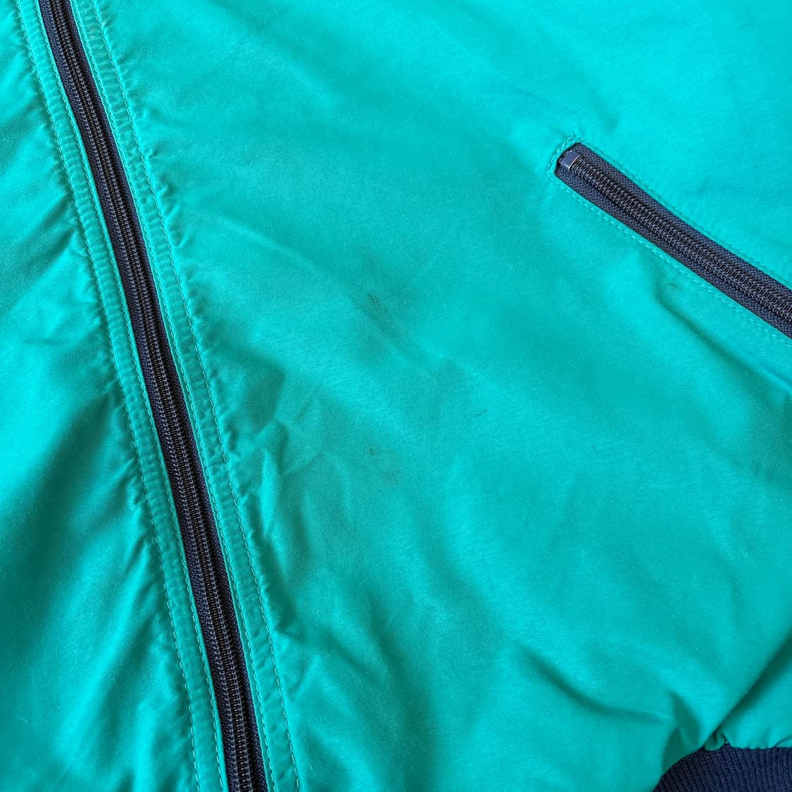 90년대 미국 생산 엘엘빈 청록 컬러 쓰리 시즌 웜업 자켓 상품이미지4