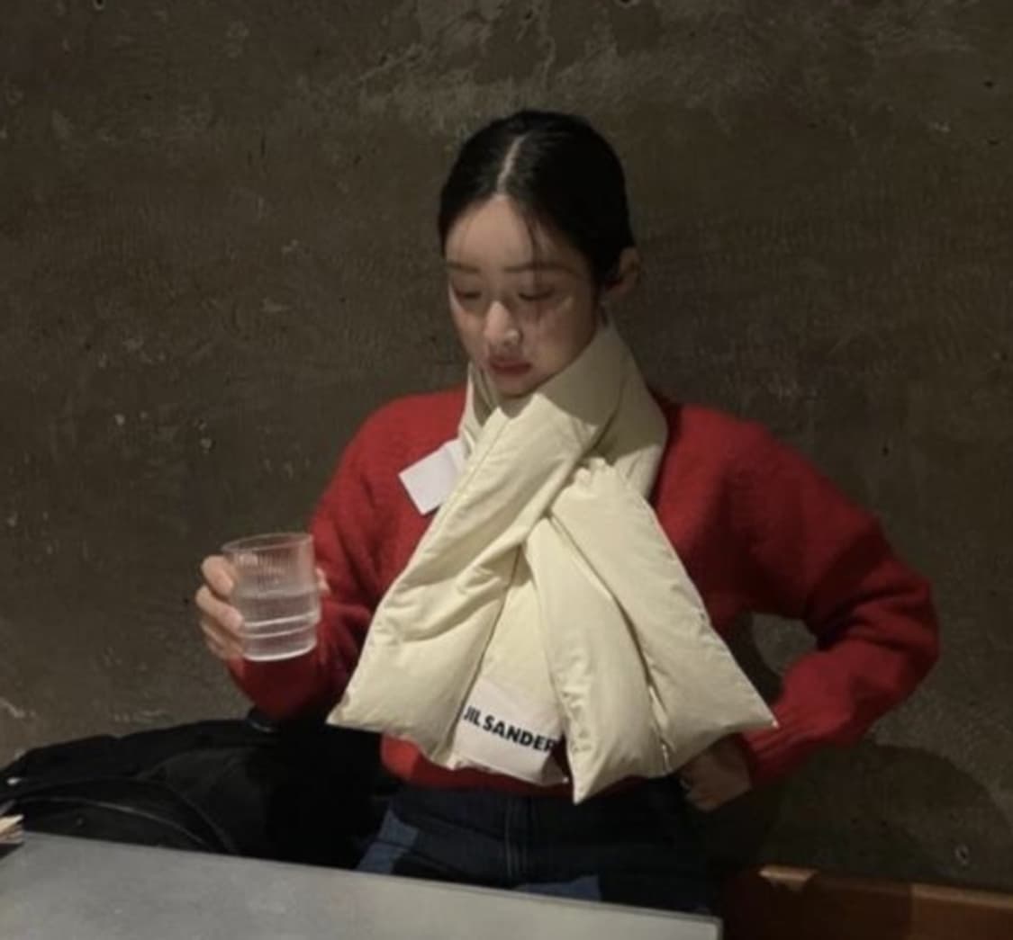 질샌더 패딩 머플러 상품이미지4