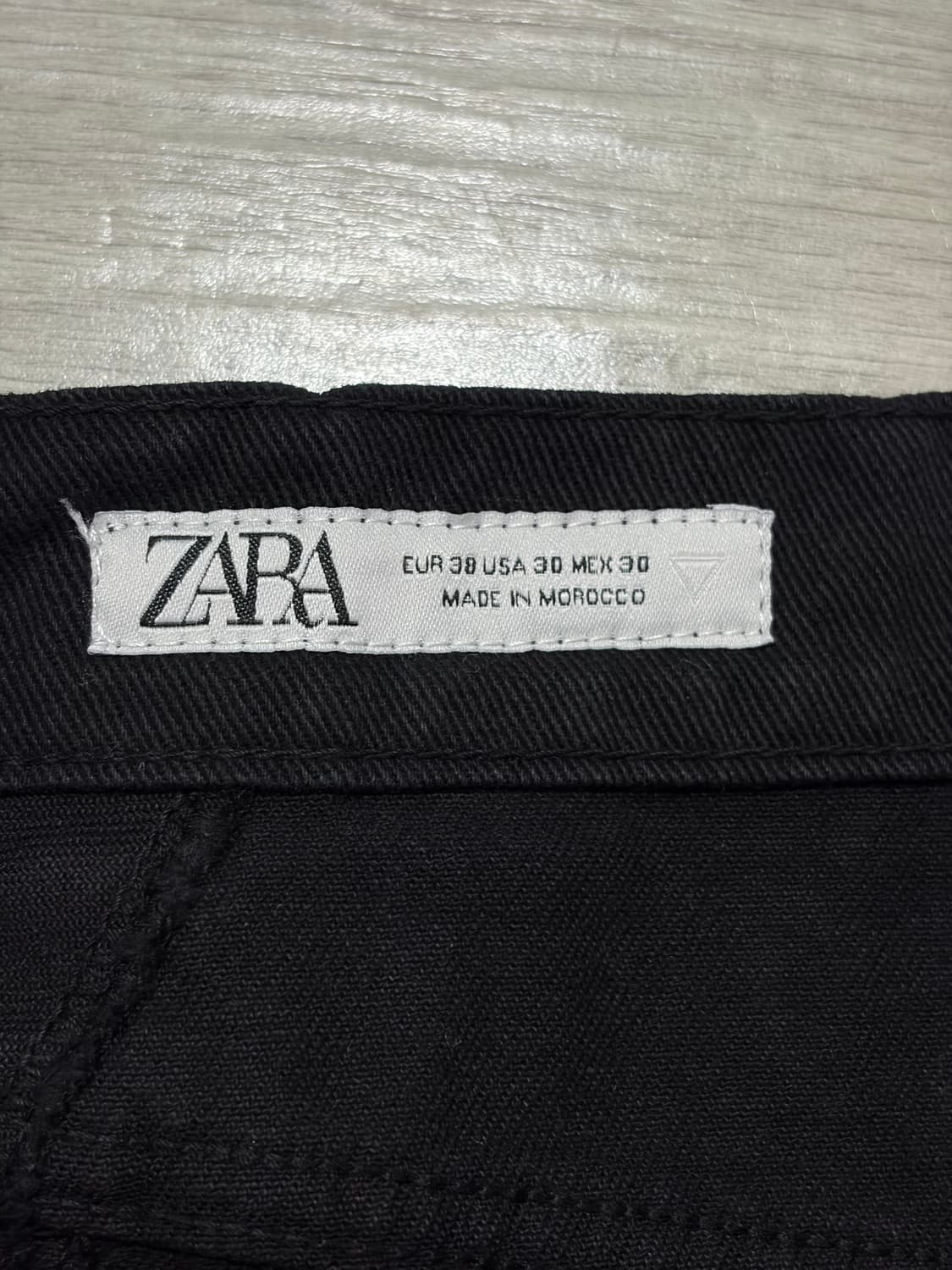 자라 유틸리티 포켓 팬츠 블랙 38(30) 상품이미지5