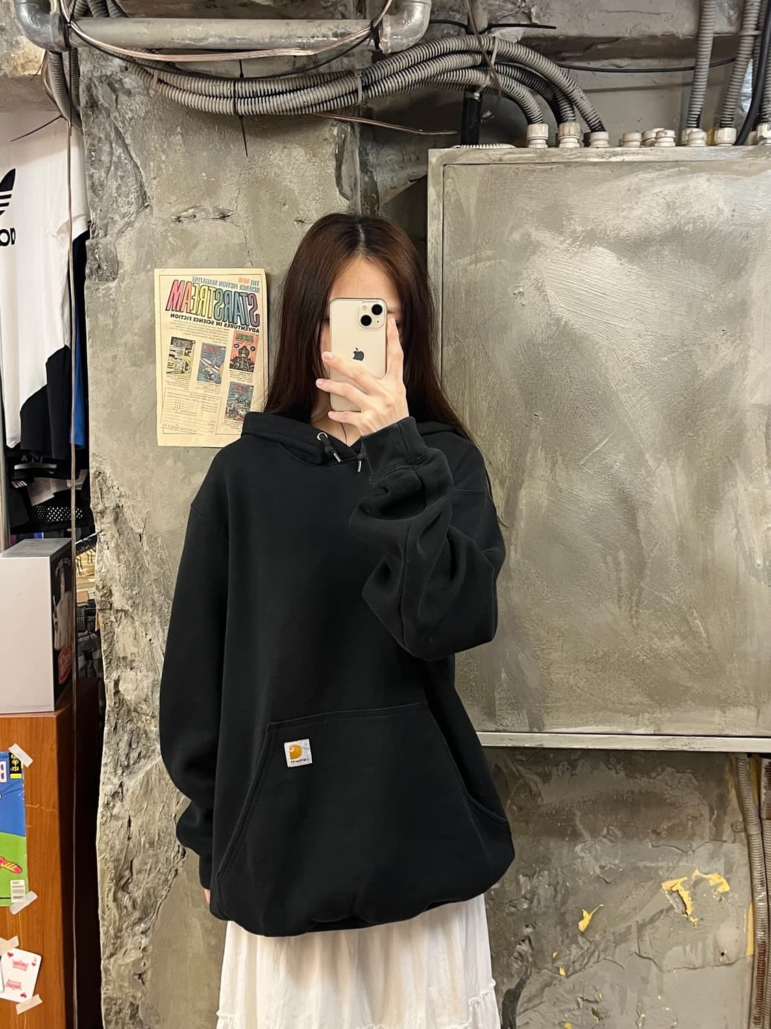 칼하트 후드티 블랙 M #csz862 상품이미지2