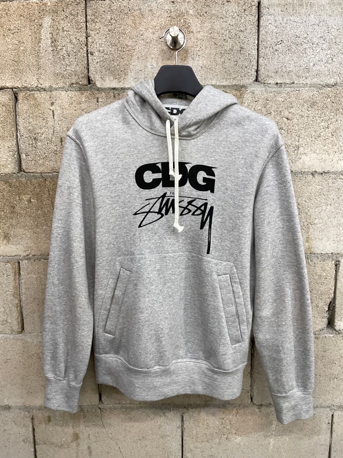 CDG x 스투시 로고 후드 티셔츠 상품이미지1