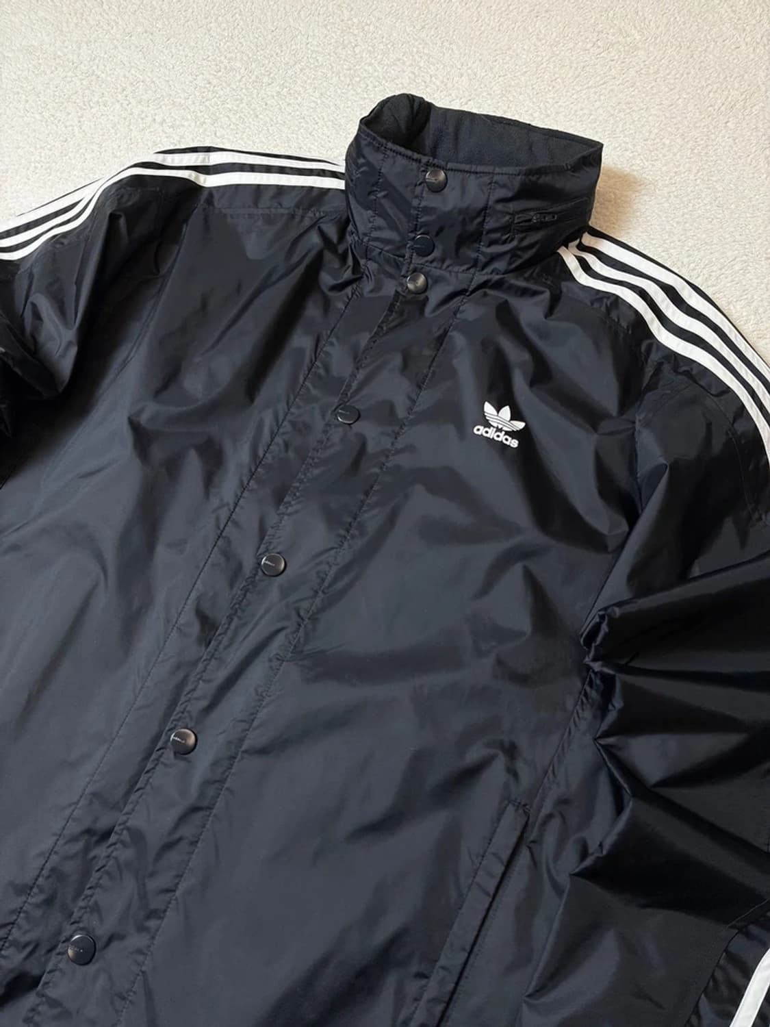 아디다스 파이어버드 빅로고 퍼티그 롱 코트 PN7640 상품이미지4