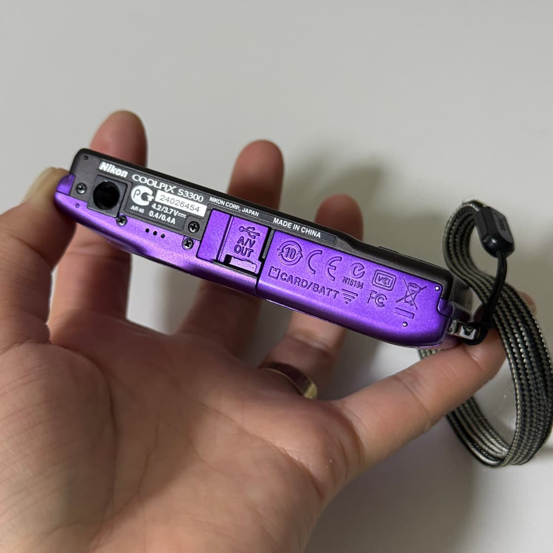 니콘 쿨픽스 s3300 빈티지 디카 디지털카메라 퍼플 상품이미지7