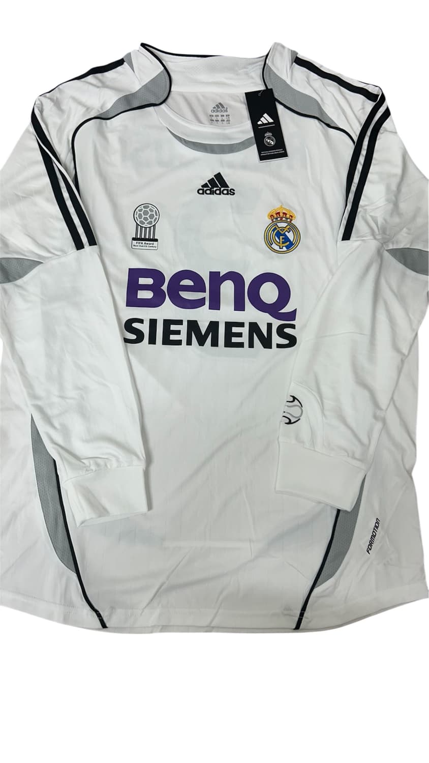 06-07 레알 홈 호베르투 카를로스 유니폼 긴팔 상품이미지1