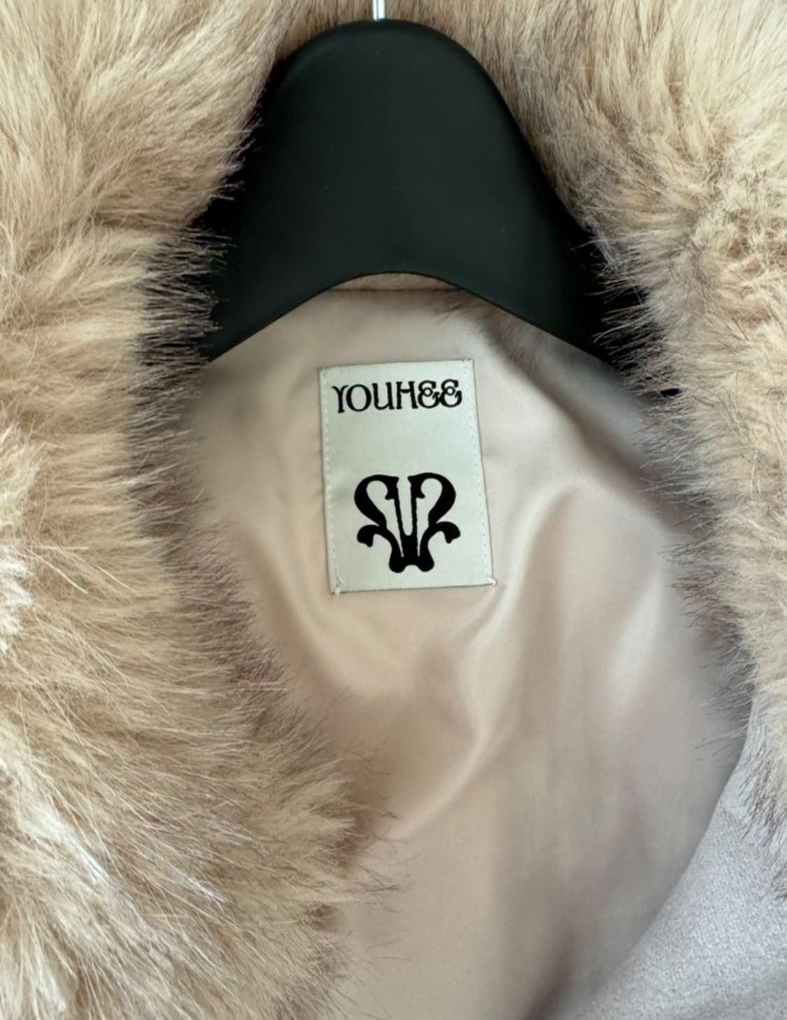 유희 퍼 자켓 베이지 상품이미지4