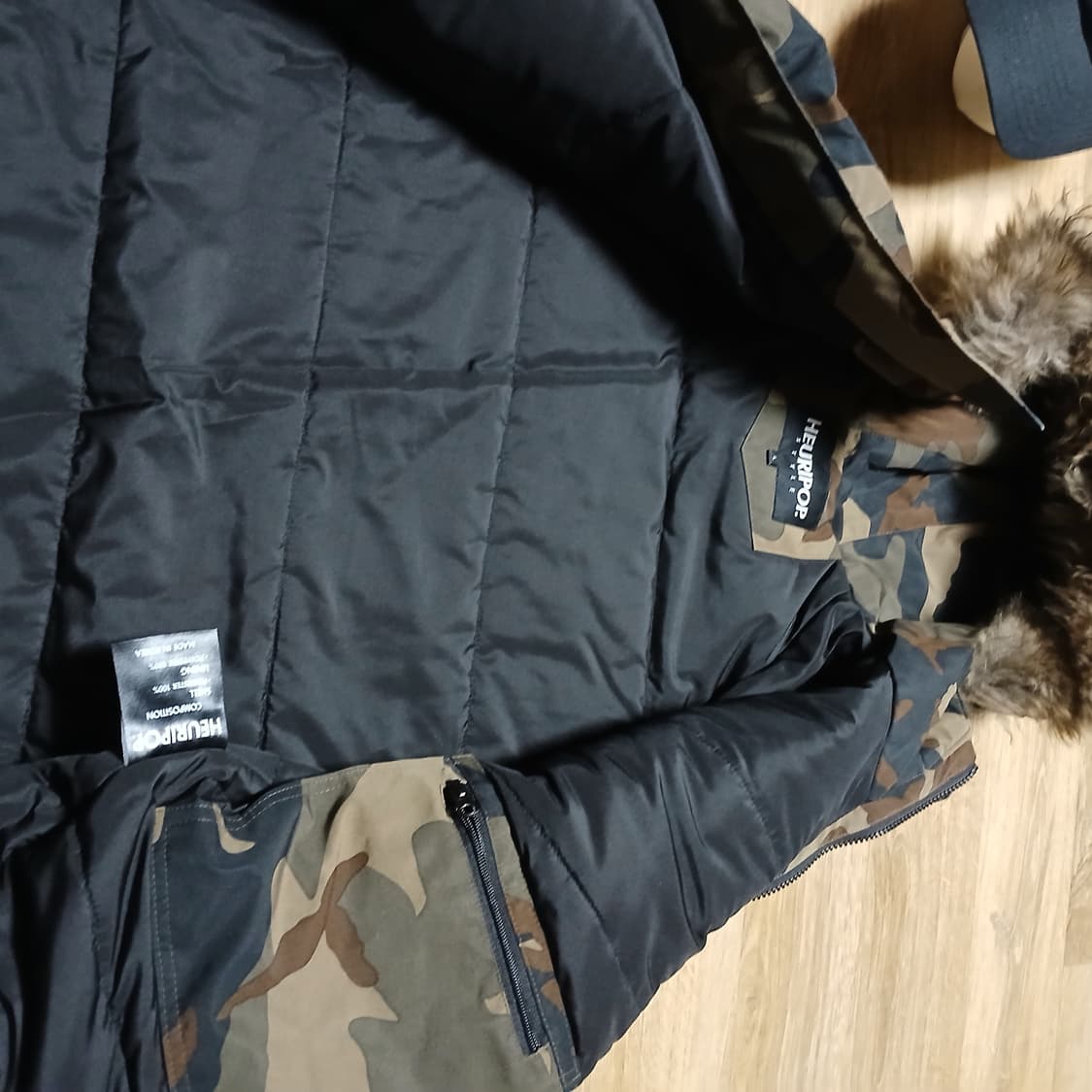 HEURIPOP 휴리팝 보드 카모 스키 점퍼 패딩 자켓 상품이미지6