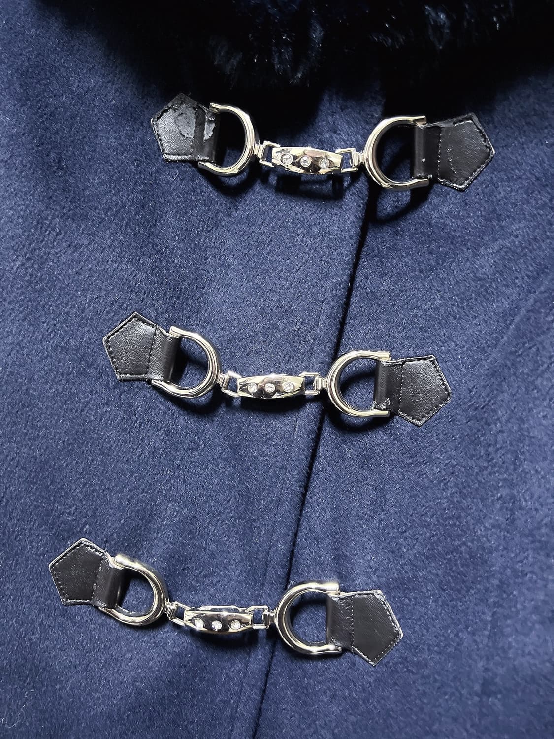 세실맥비 퍼후드 떡볶이코트 큐빅 로맨틱갸루 로걀 오네 핀터 자켓 금장 상품이미지6