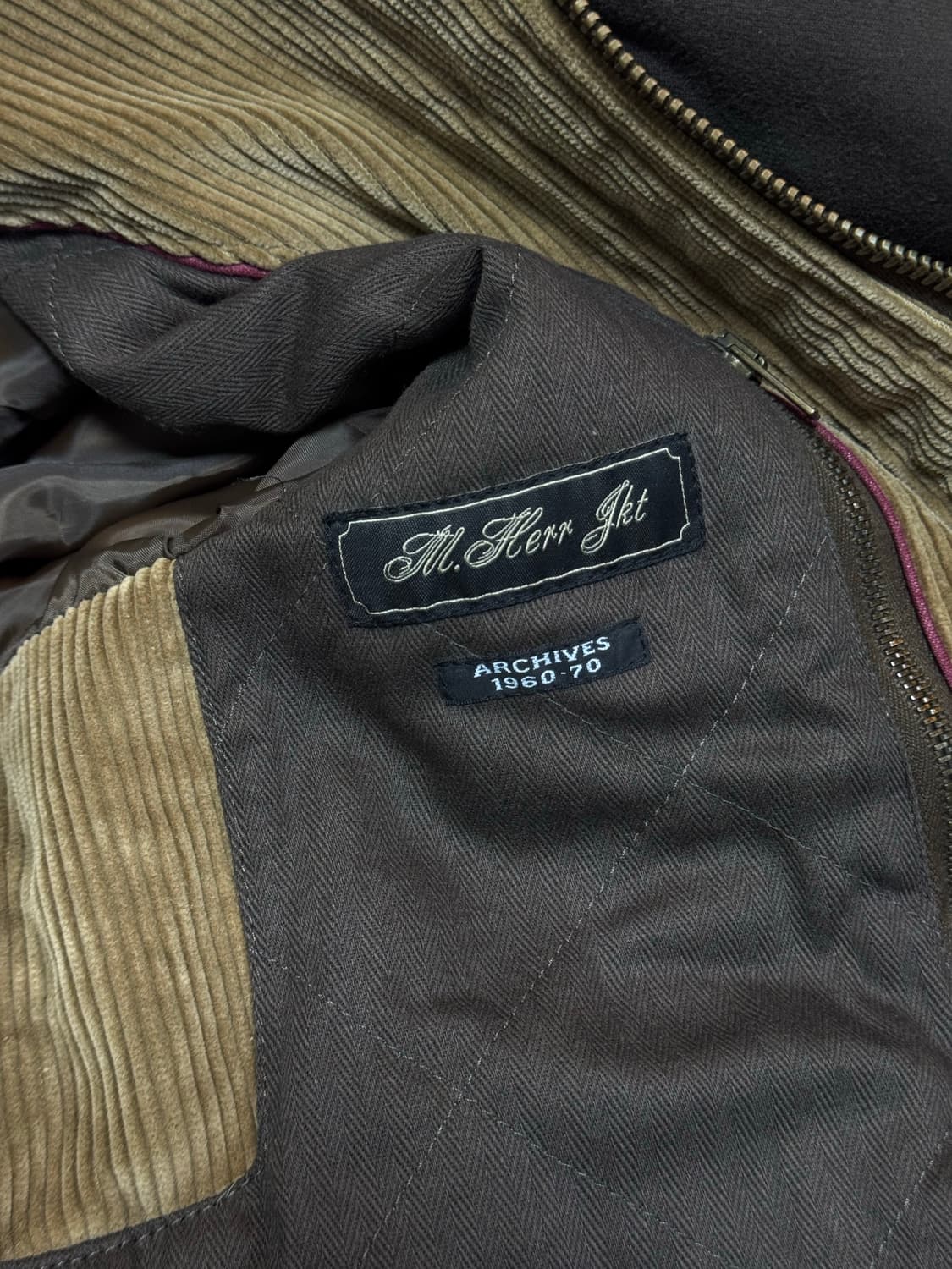 [L]시리즈 히스토릭 리얼레더 코듀로이 자켓 상품이미지4