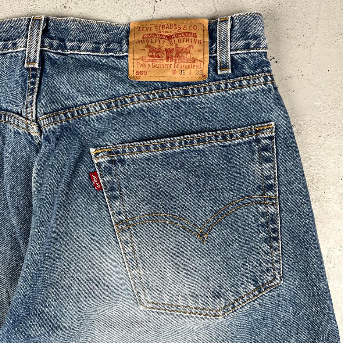빈티지 리바이스 569 루즈 스트레이트핏 데님  상품이미지8