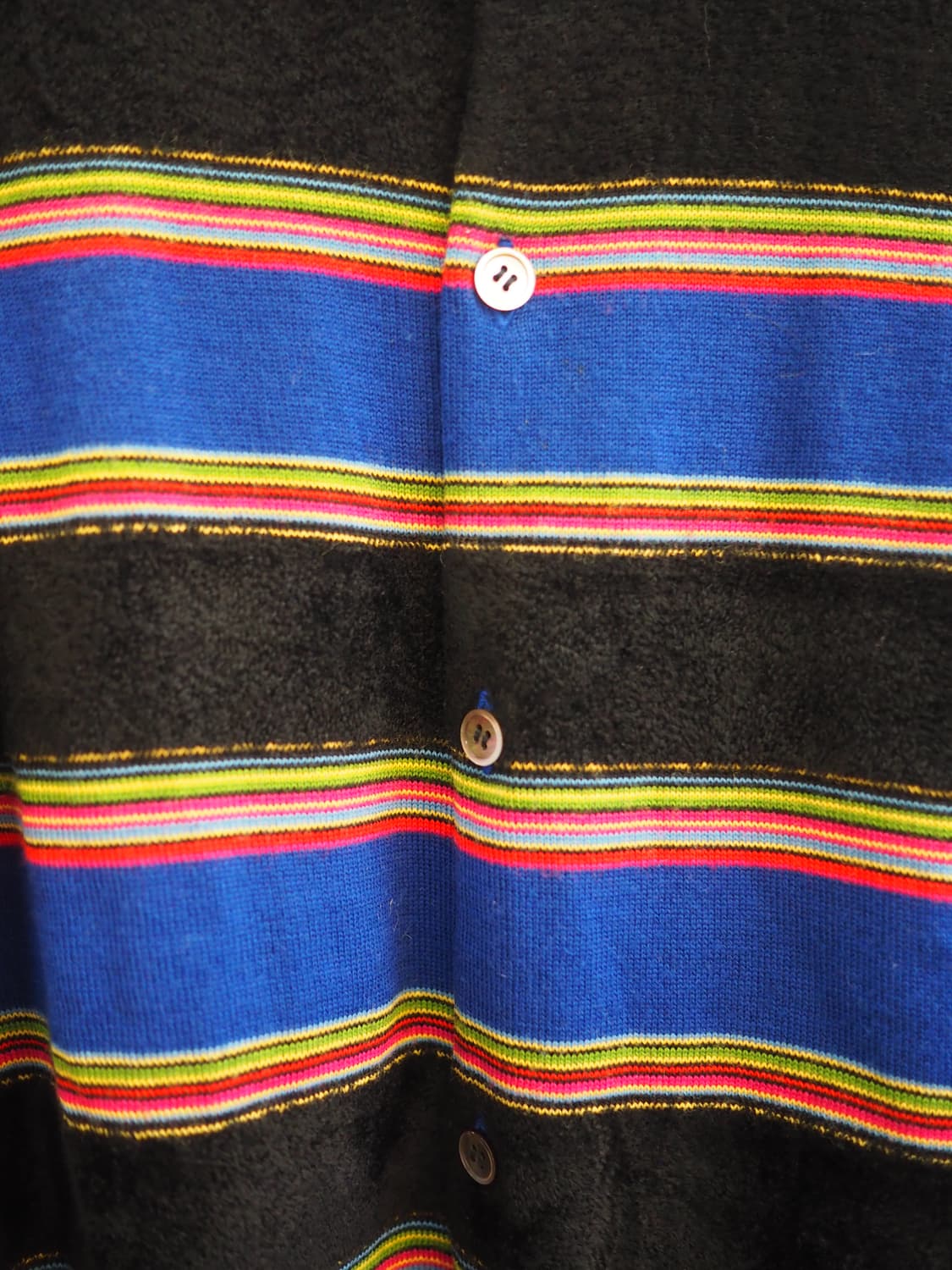 꼼데가르송 robe de chambre AD2000 멀티 컬러 가디건 상품이미지4