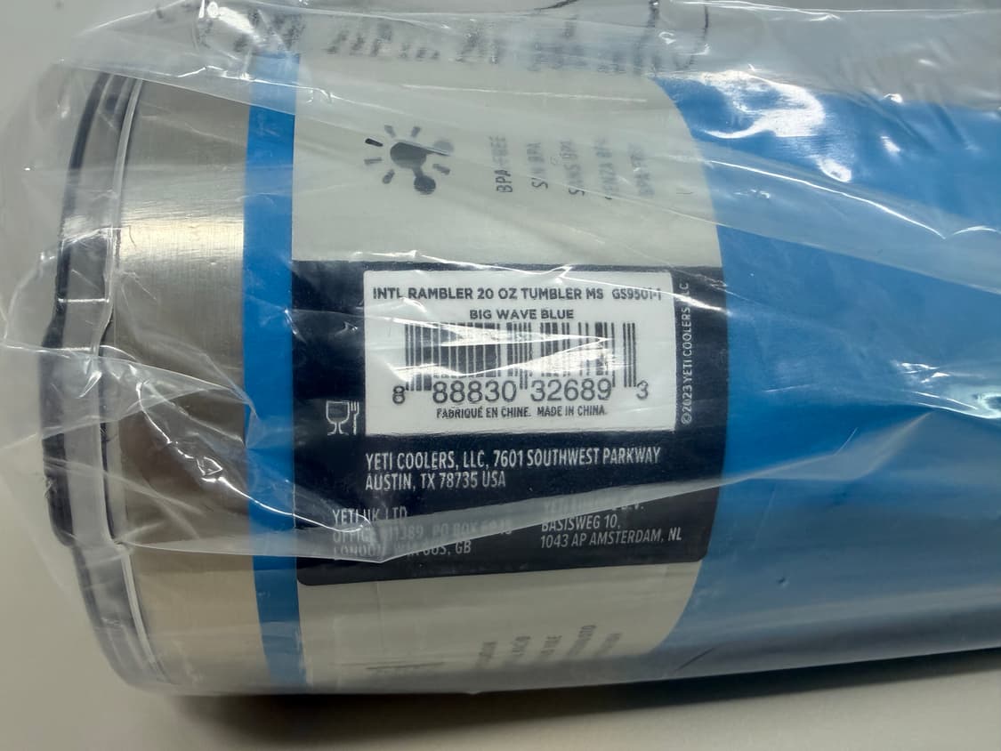 YETI 예티 램블러 20온스 텀블러 블루 신품 무료배송 상품이미지5