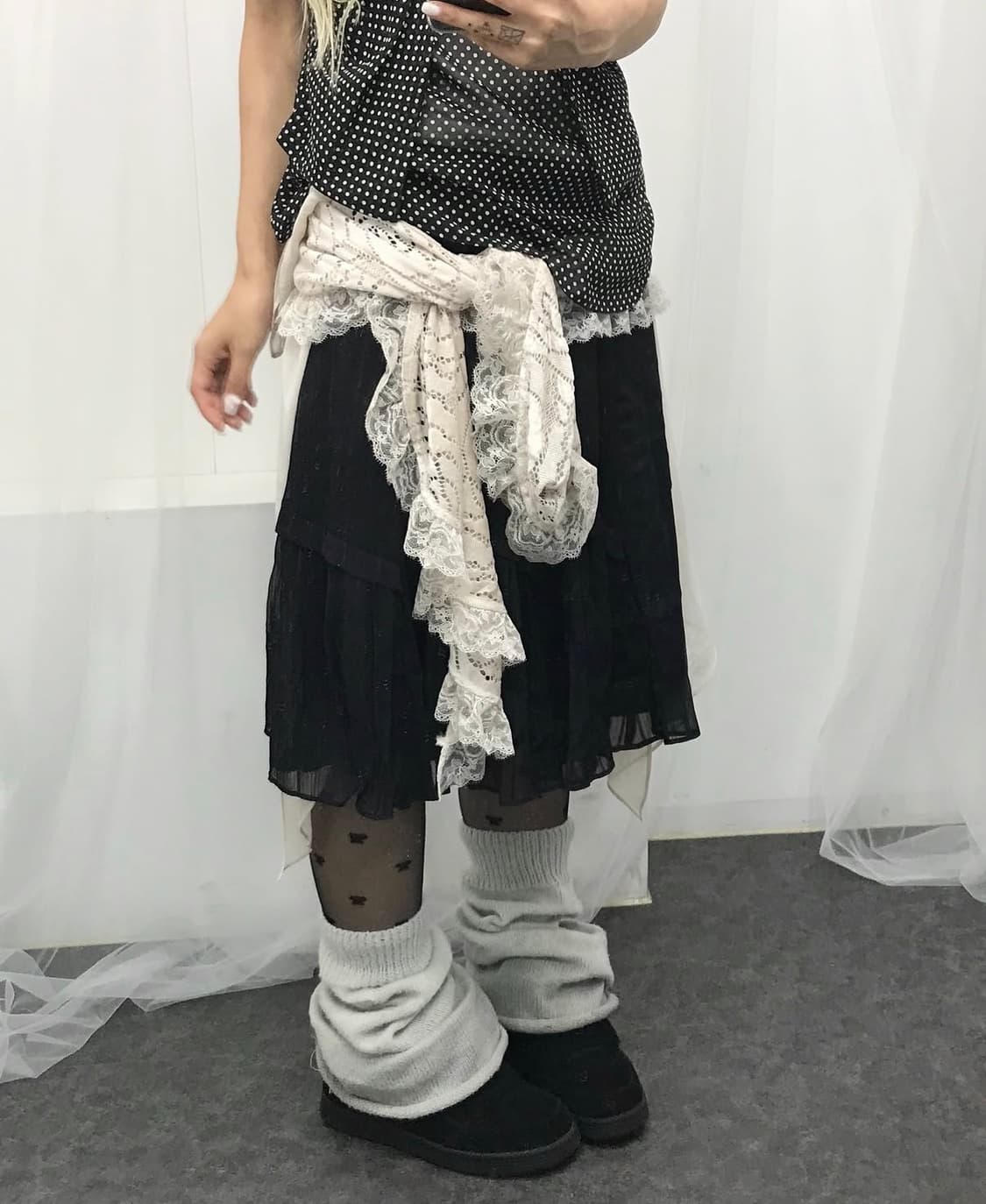 ✿블랙 도트 페어리 니혼진 set ✿ 상품이미지5