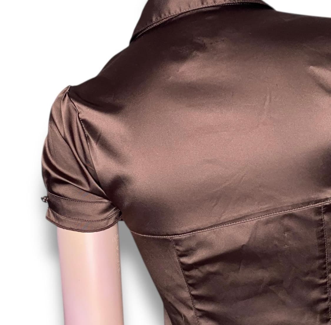 빈티지 고딕 반팔 블라우스 상품이미지2