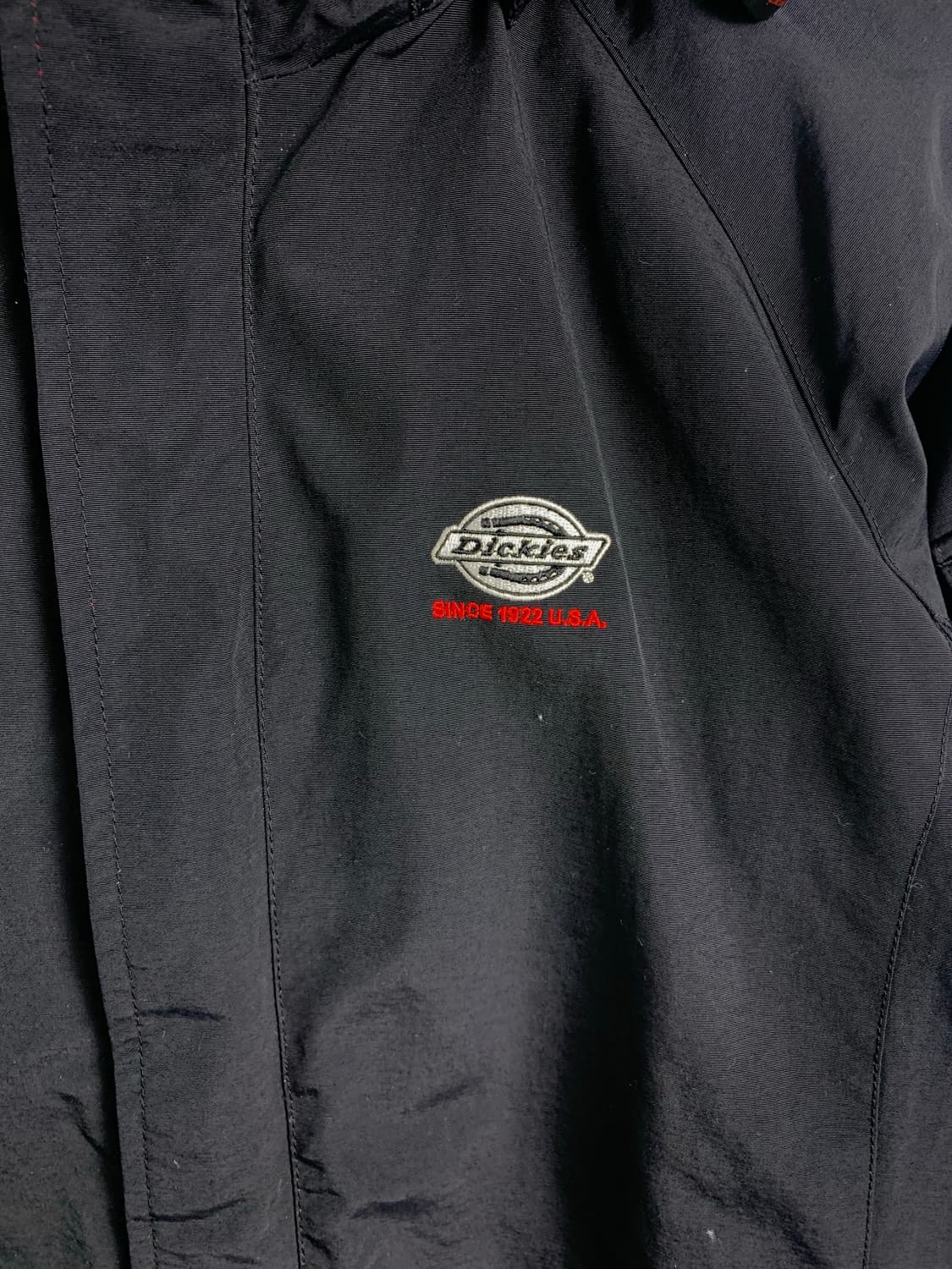 디키즈 화이트 자수로고 블랙 바람막이 자켓 상품이미지4