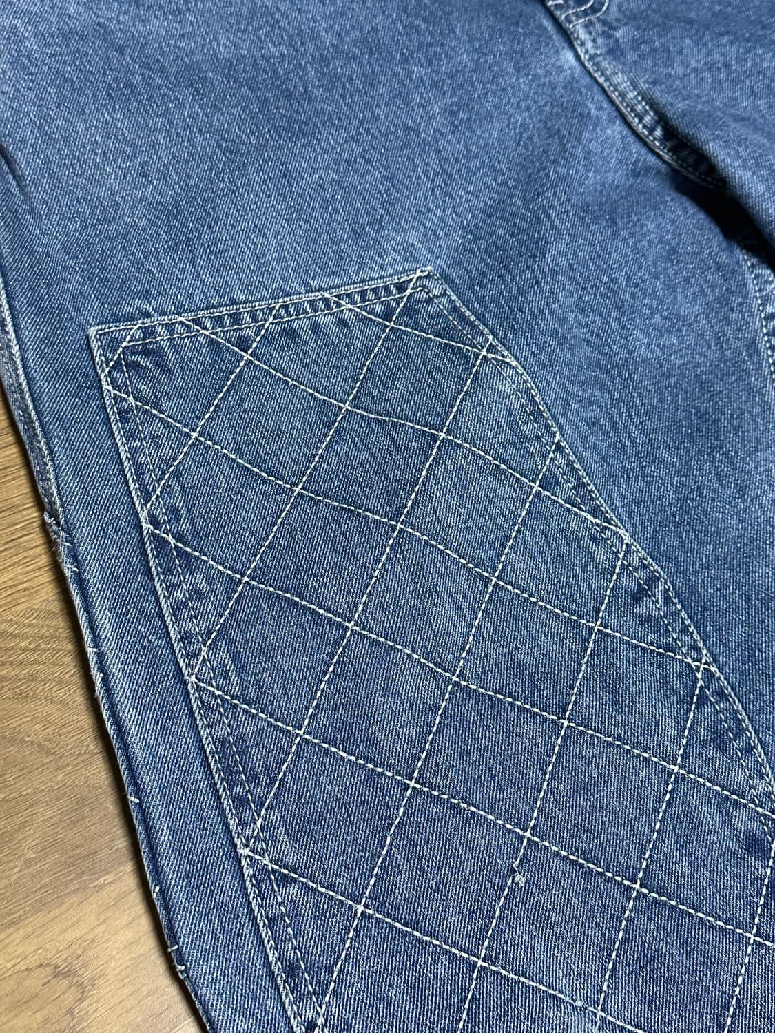 예스아이씨 더블니 데님팬츠 L 상품이미지4