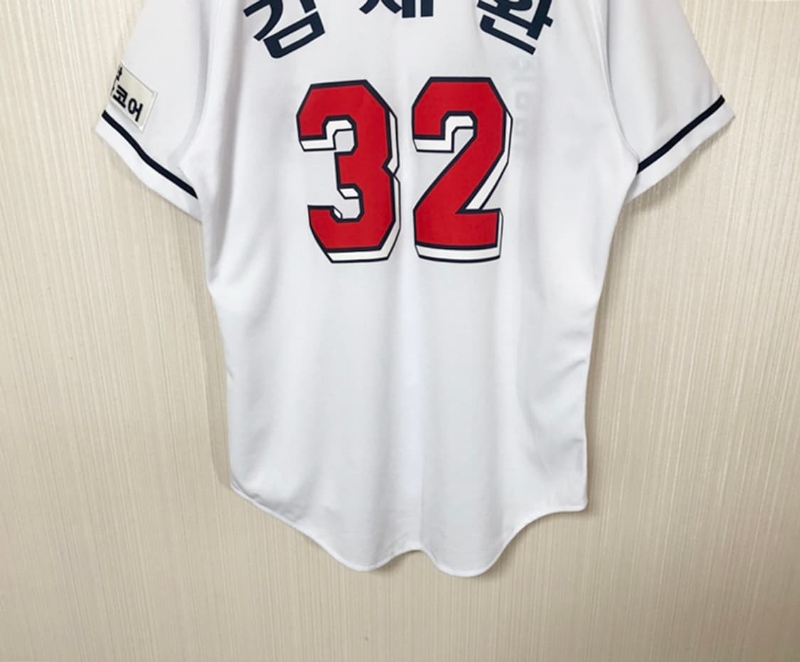 KBO 두산베어스 홈유니폼/져지 100 #32 김재환 상품이미지10