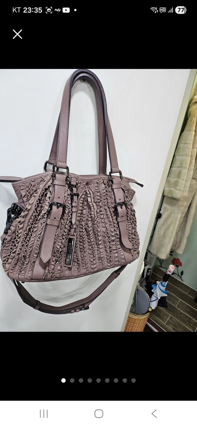 버버리 프로섬 셔링 레더 숄더 상품이미지1