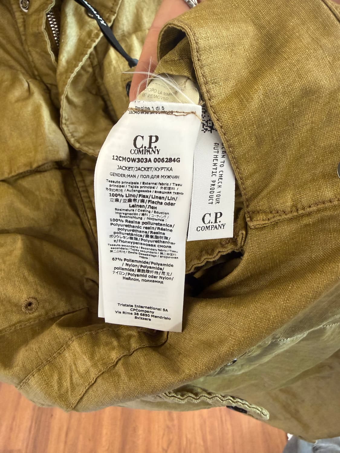 씨피컴퍼니 X 클락스 왁스 파카 상품이미지9