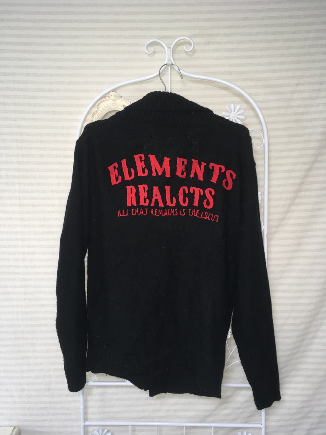 일본빈티지 y2k R.Contents 블랙 가디건 상품이미지2