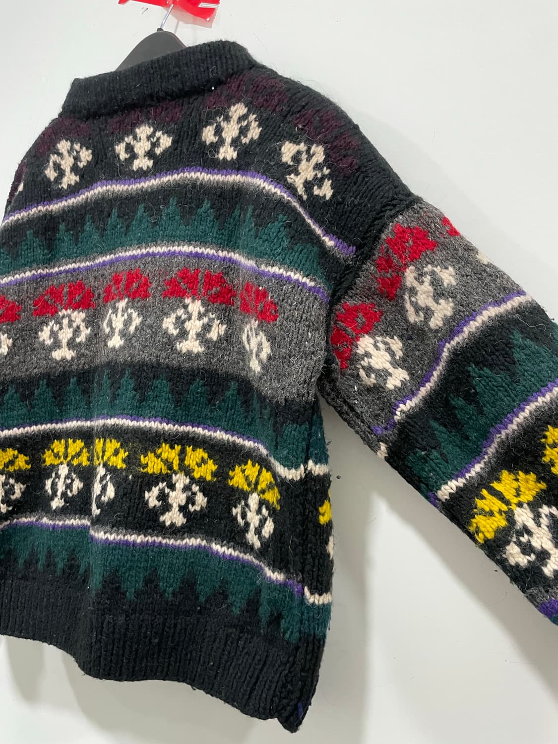 (빈티지)ISHKA 핸드 니트 울 가디건 상품이미지8