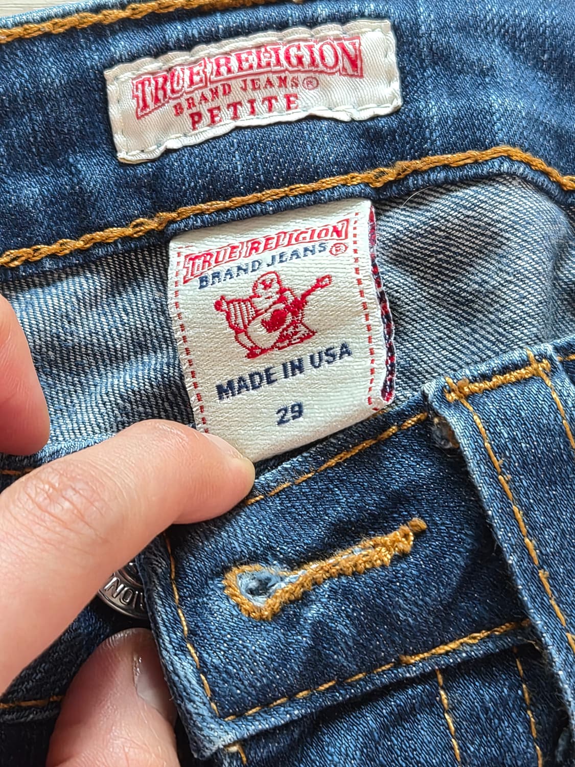 트루릴리전 빌리 부츠컷 청바지 29 made in usa 상품이미지3