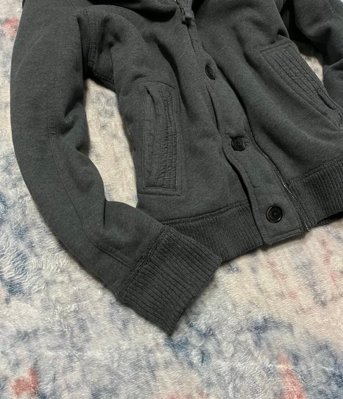 아베크롬비 00s y2k 울프퍼후드 자켓 상품이미지5