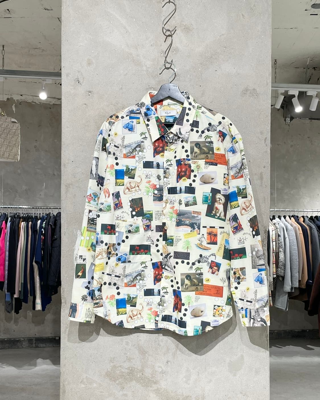 기준 22F/W 콜라주 오버사이즈 셔츠 상품이미지1