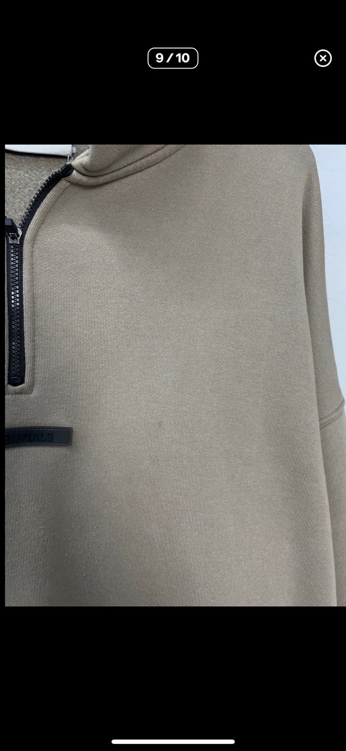 에센셜 피어오브갓 모크넥 하프집업 맨투맨 A2422 상품이미지8