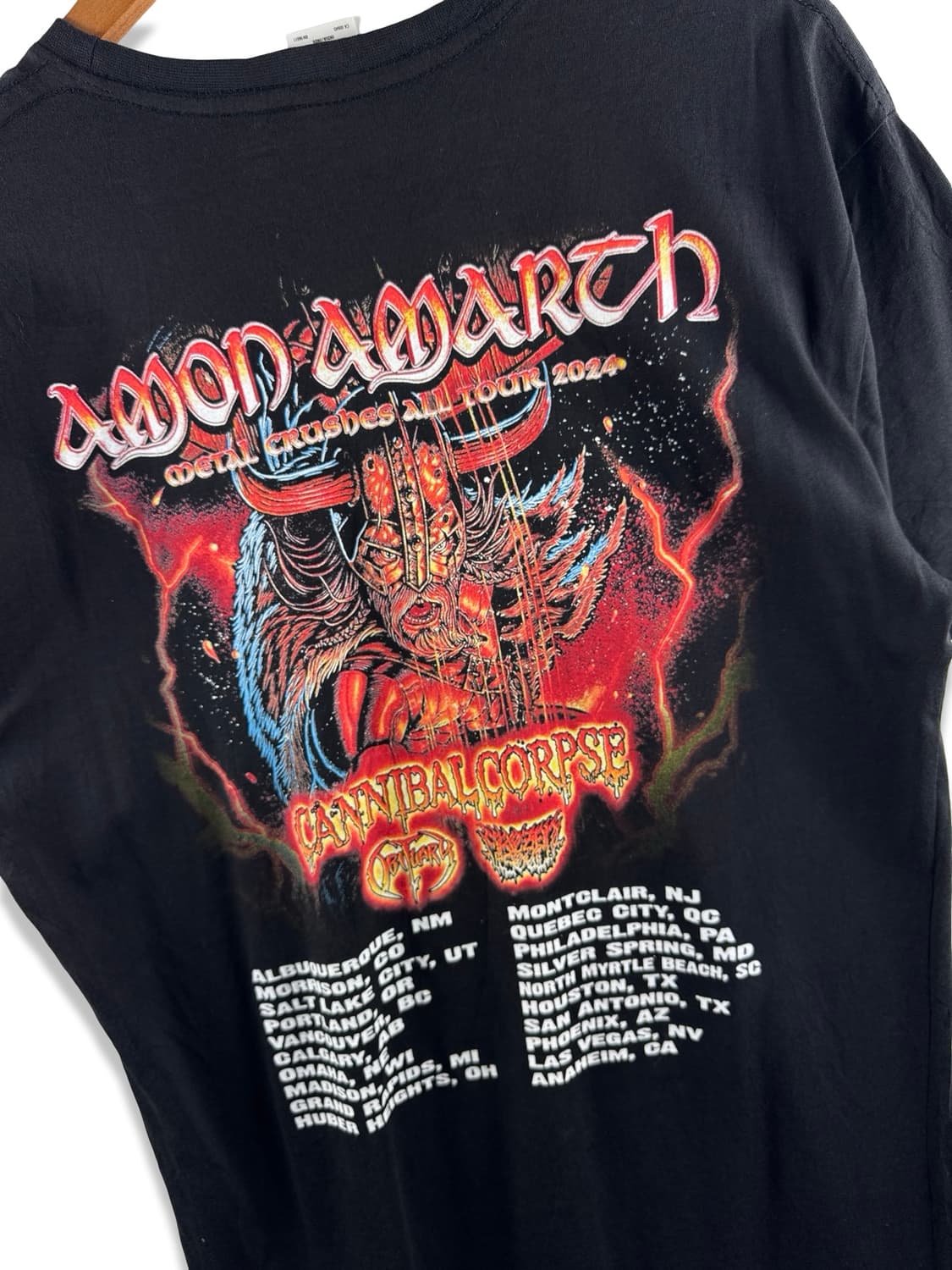  Amon Amarth 투어 티셔츠3478 상품이미지5