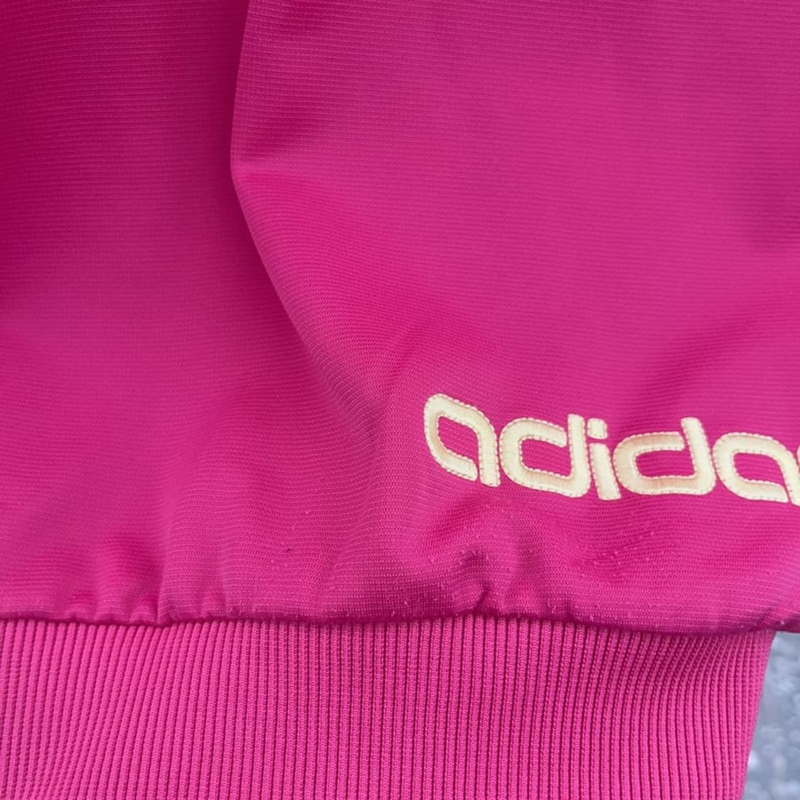 아디다스 Y2K 핑크옐로우 트랙탑 져지 후드 집업 90 C06694 상품이미지8