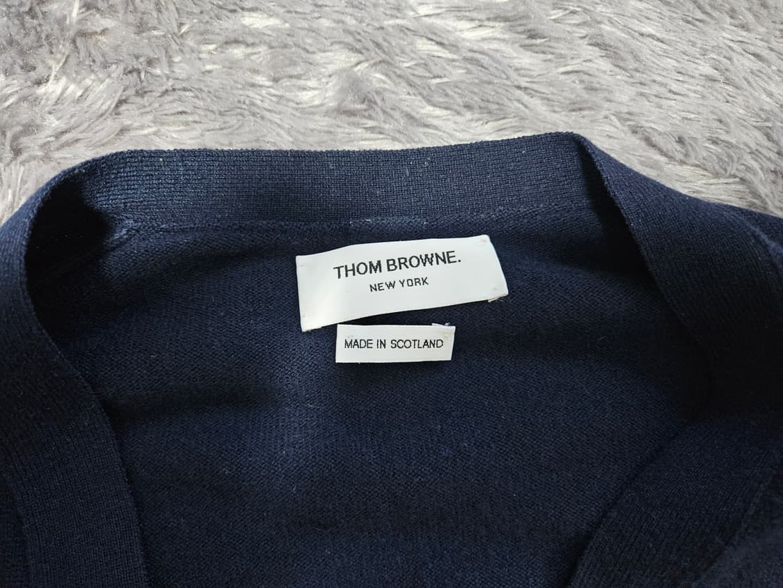 톰브라운 네이비 캐시미어 가디건 3 상품이미지3