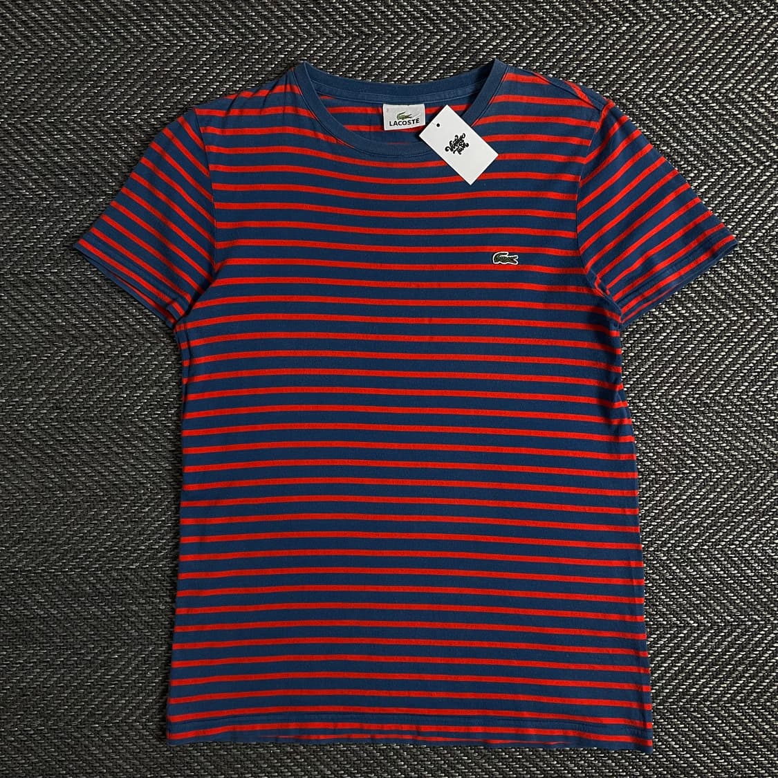 라코스테 자수로고 단가라 반팔 티셔츠y 2902 상품이미지2