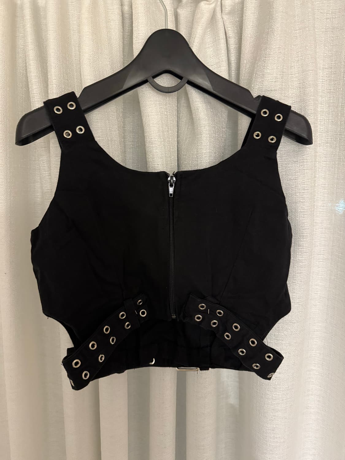 빈티지 버튼 펑크 탑 상품이미지2