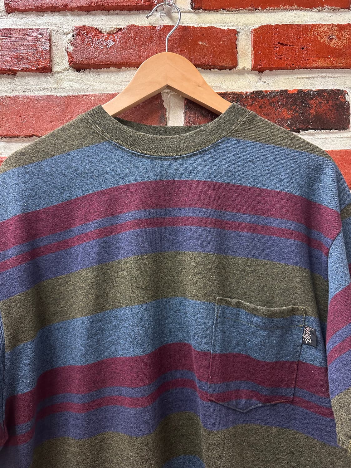 (XL)80s 빈티지 스투시 오버핏 숏 슬리브 상품이미지2