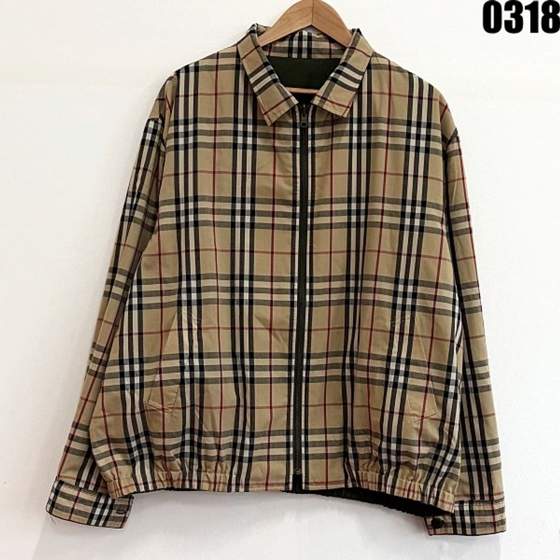 버버리 리버시블 집업 자켓 XL  상품이미지5