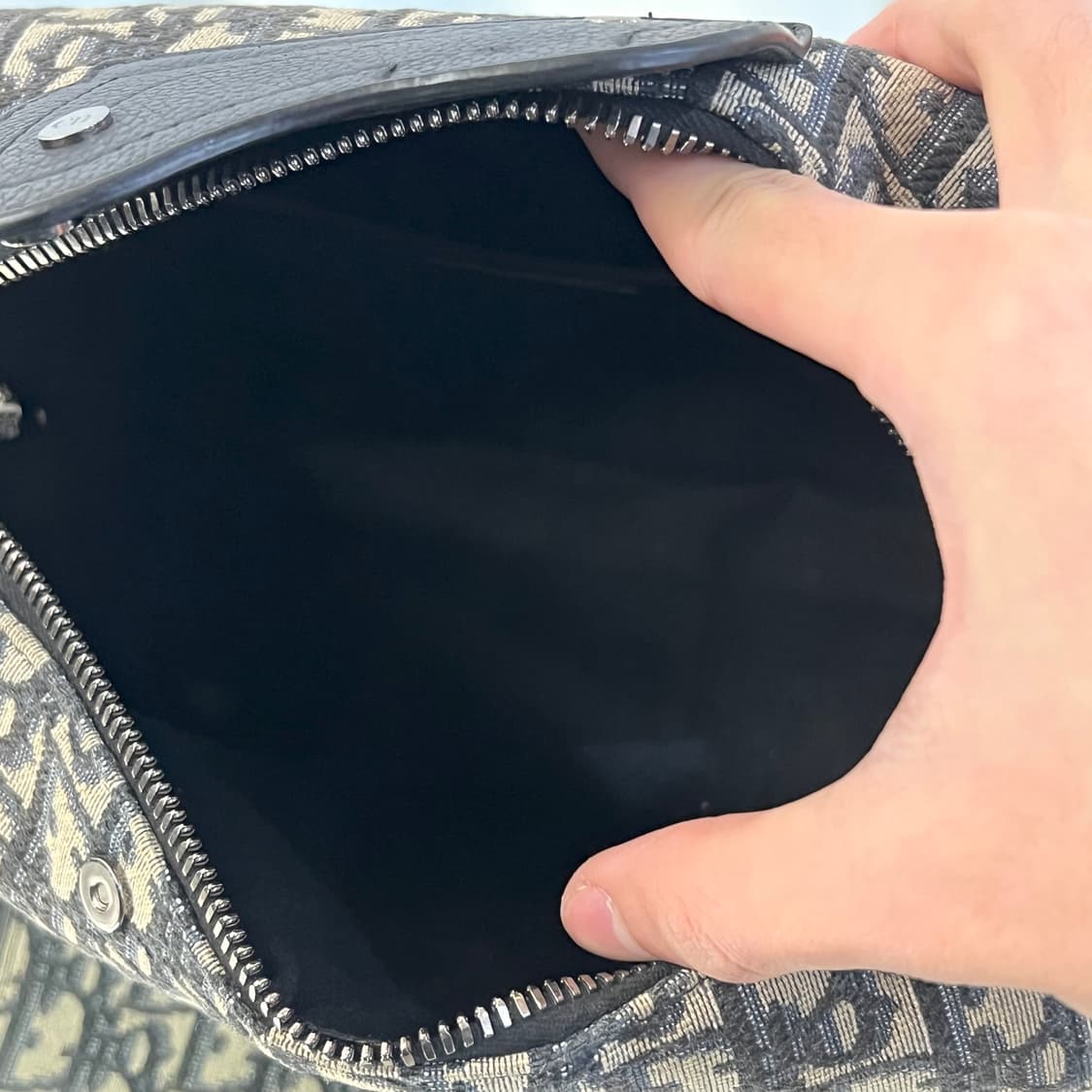 디올 오블리크 링고 토일레트리 클러치백 베이지 상품이미지8