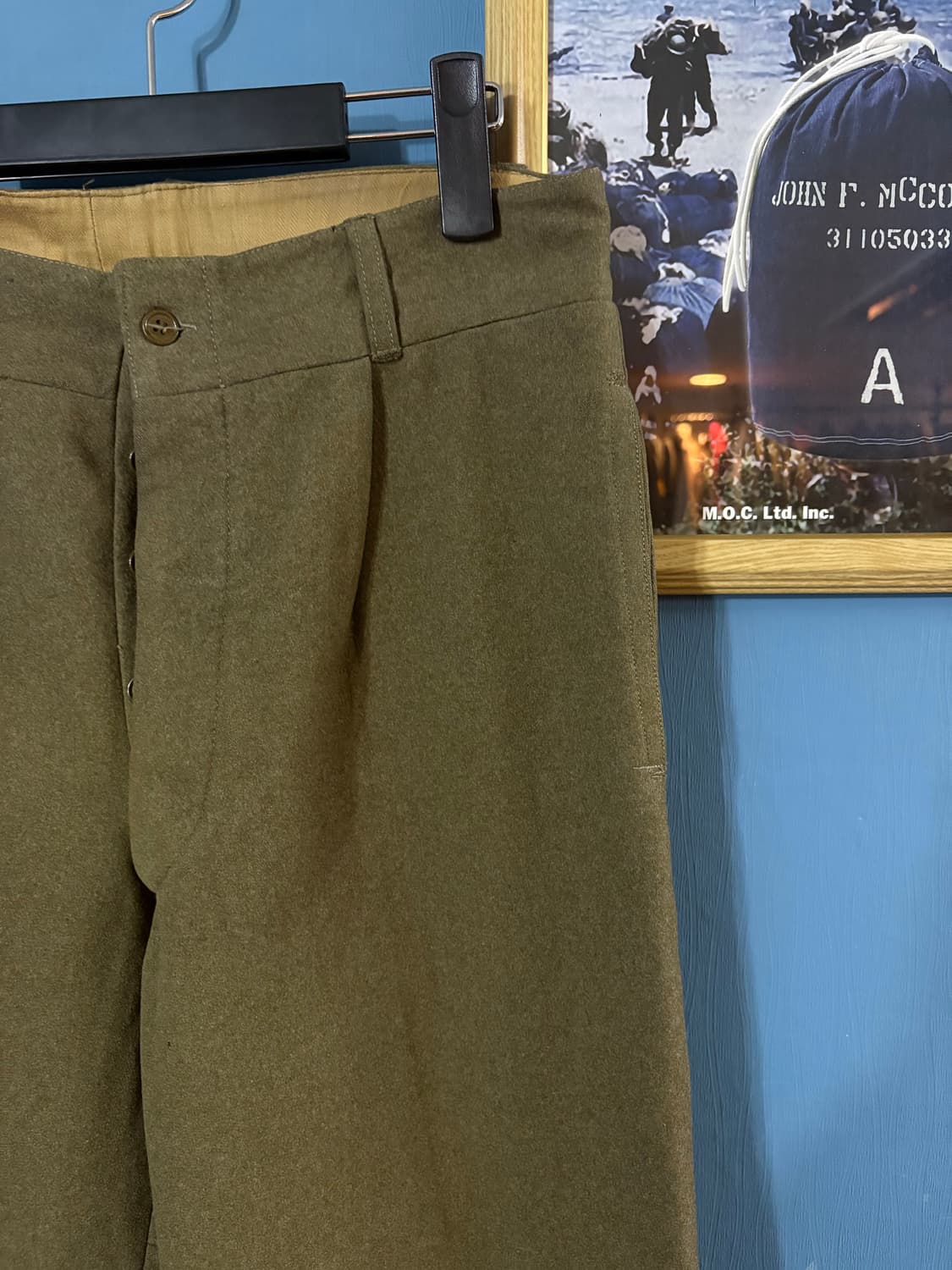 60‘s French army Filed Wool Trouser Pant 상품이미지2