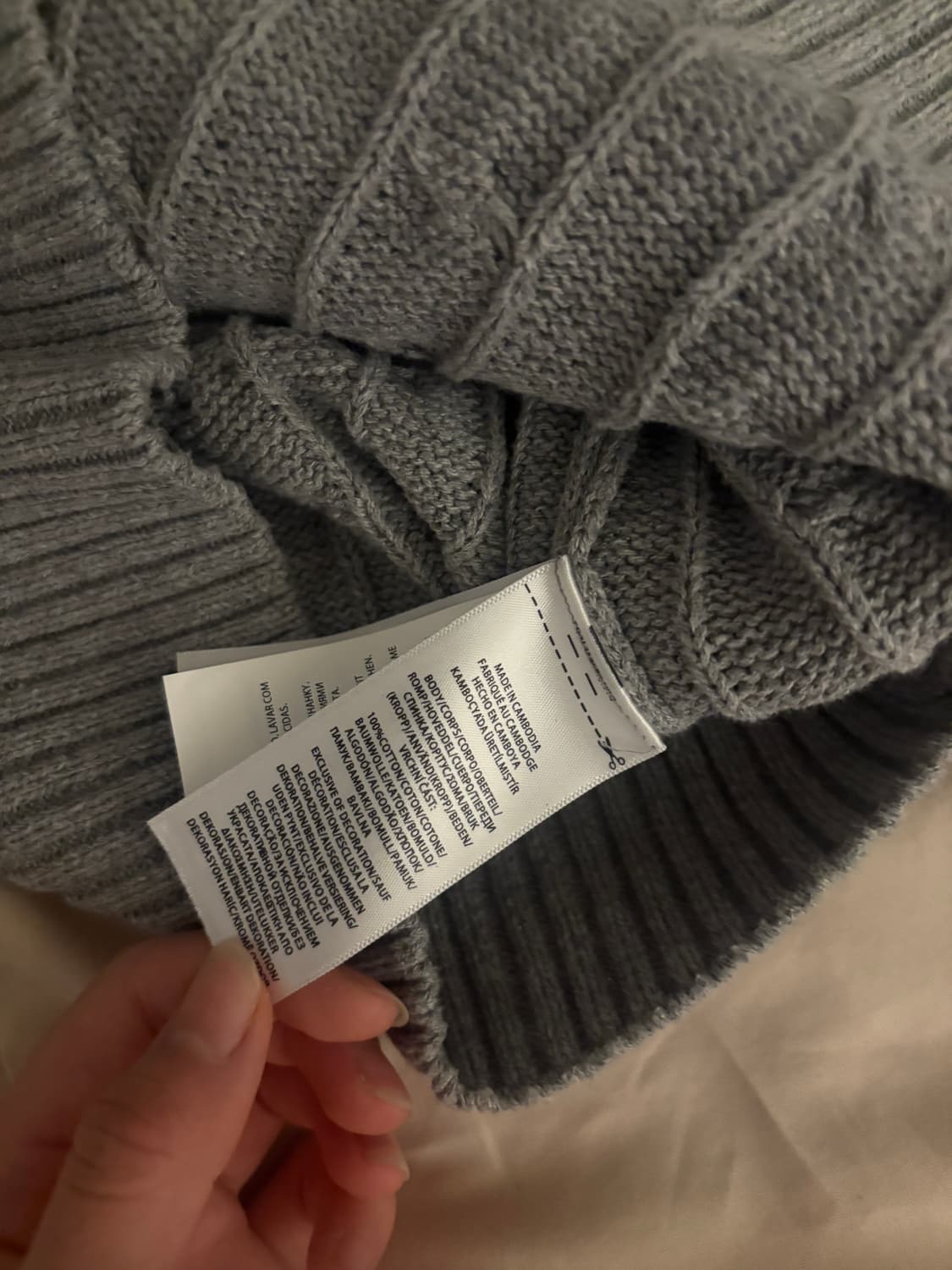 폴로랄프로렌 꽈배기 니트 S 상품이미지3