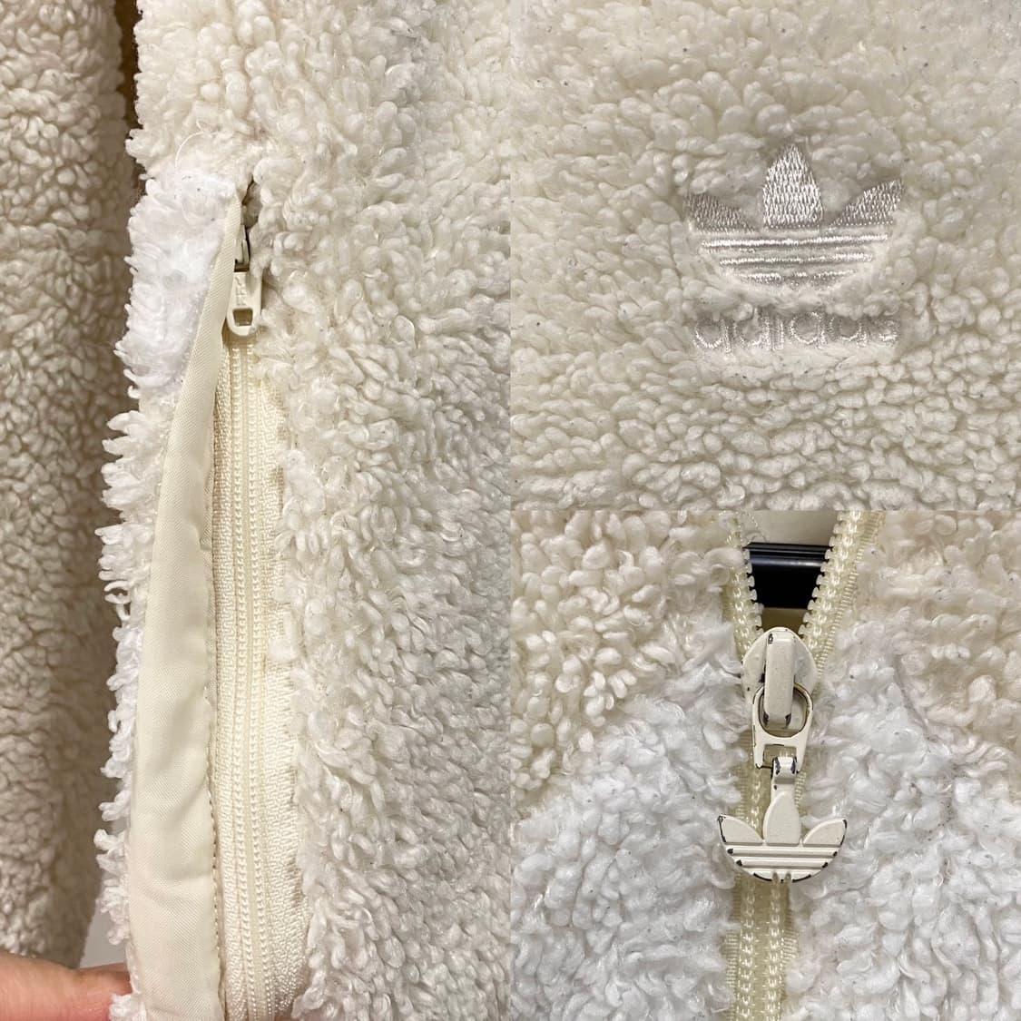 아디다스 빅 트레포일 플리스 집업 상품이미지4