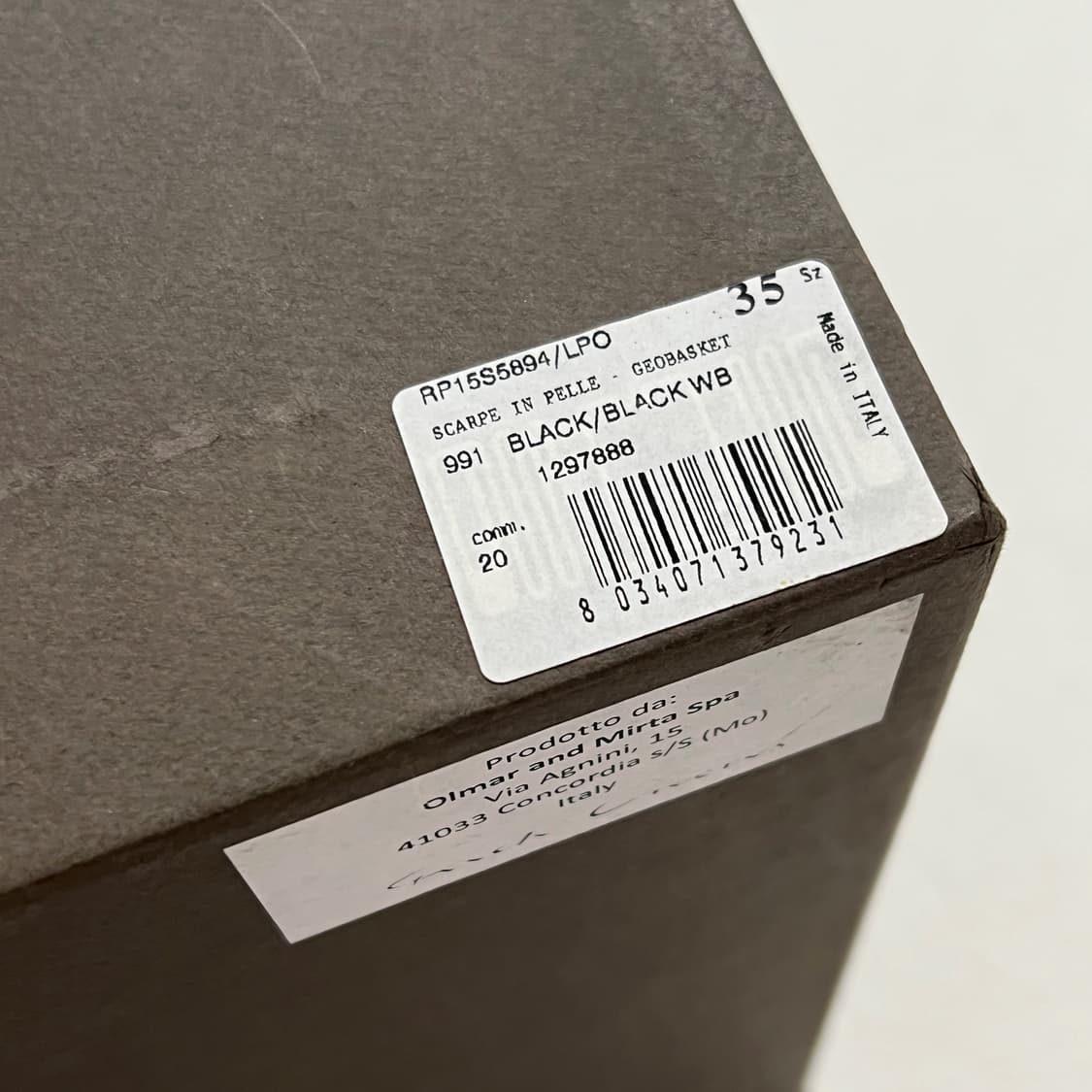 릭오웬스 15SS 지오바스켓 모노크롬 LPO 검검흰 상품이미지8