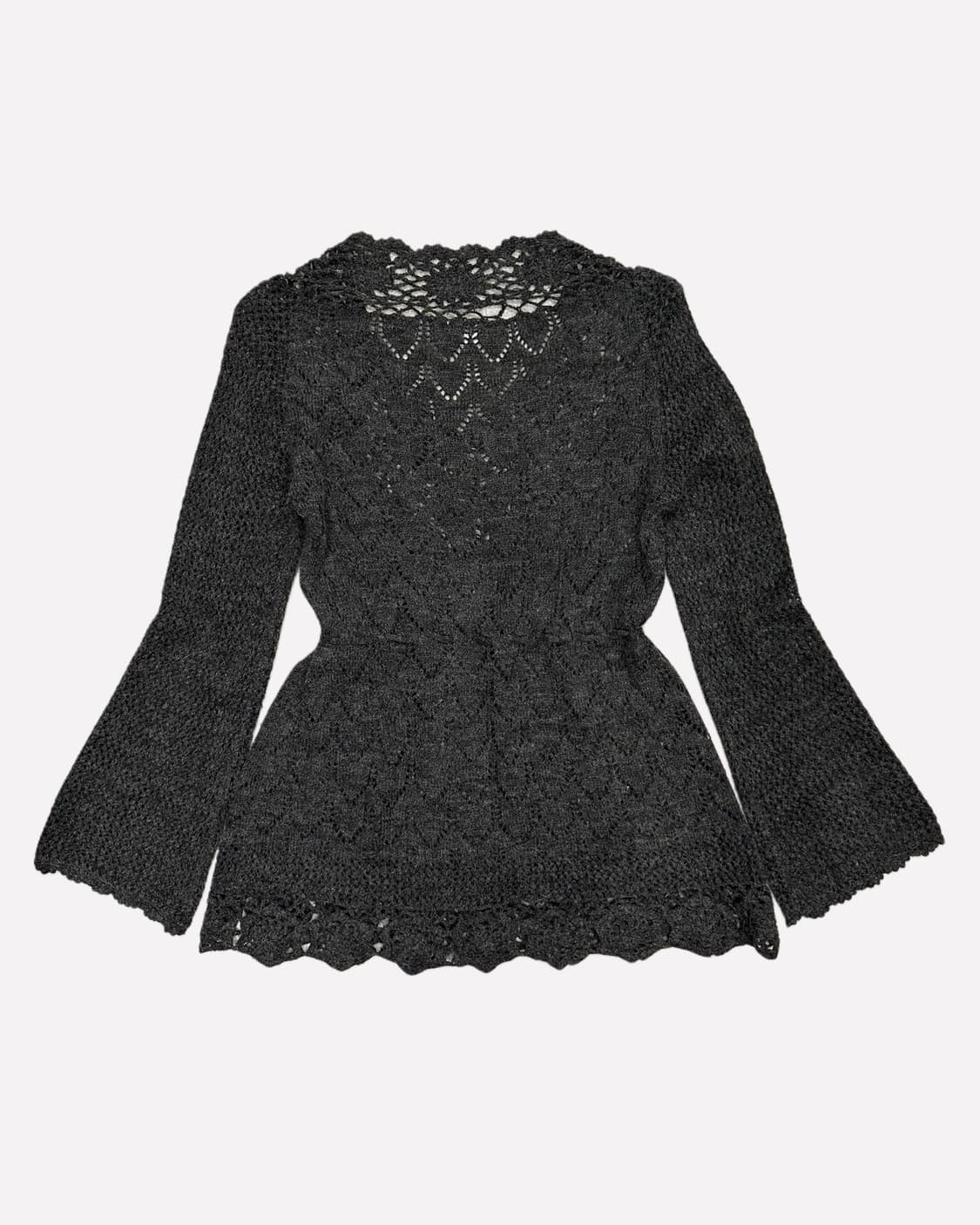 crochet charcoal string knit 상품이미지4