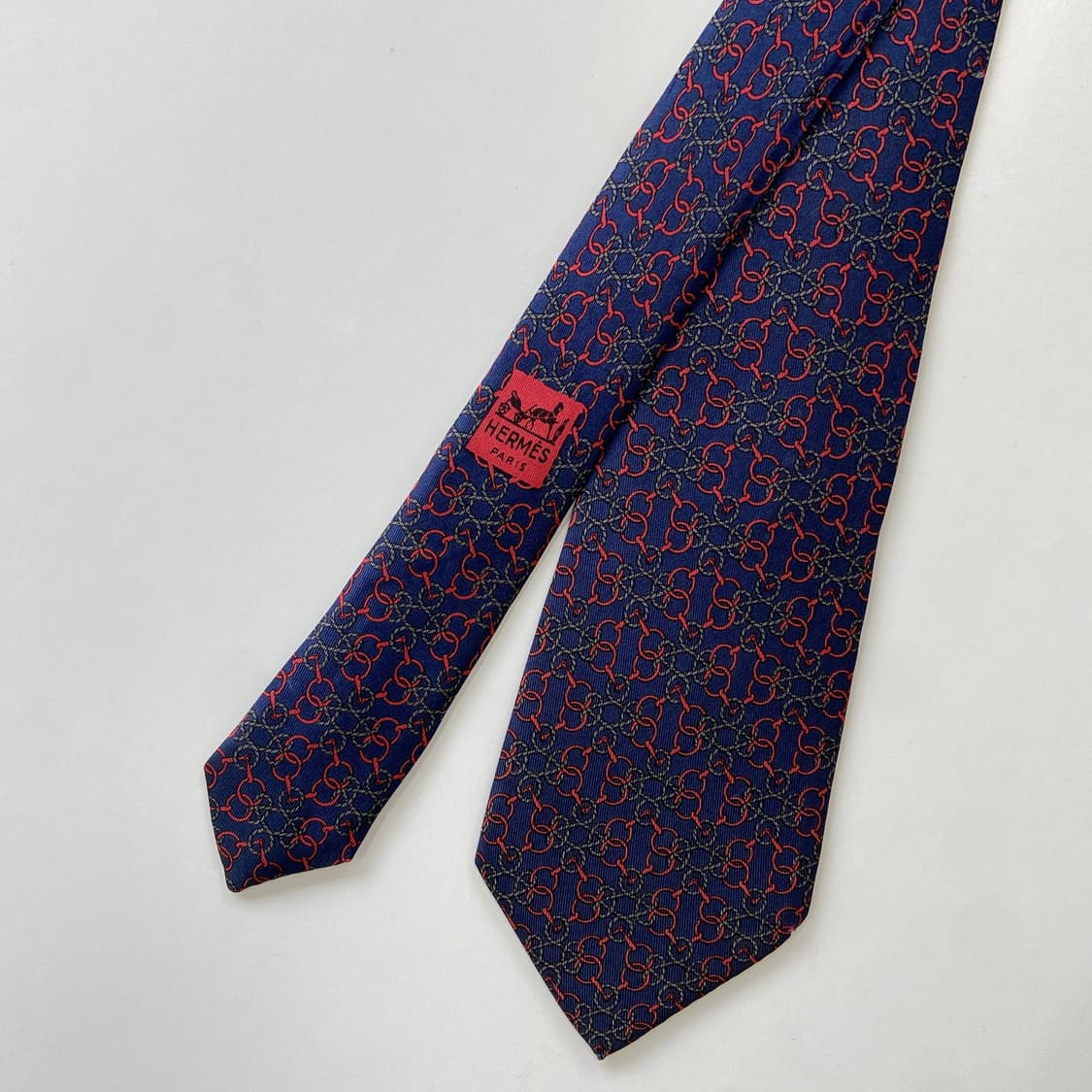 에르메스 명품 정품넥타이(HERMES) 8.3cm 상품이미지3