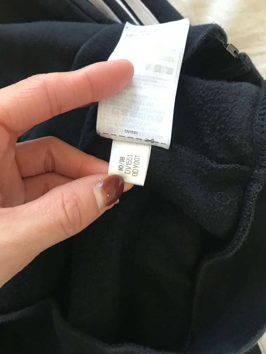 아디다스 파이어버드 트레포일 사이드라인 블랙 후드집업 상품이미지10