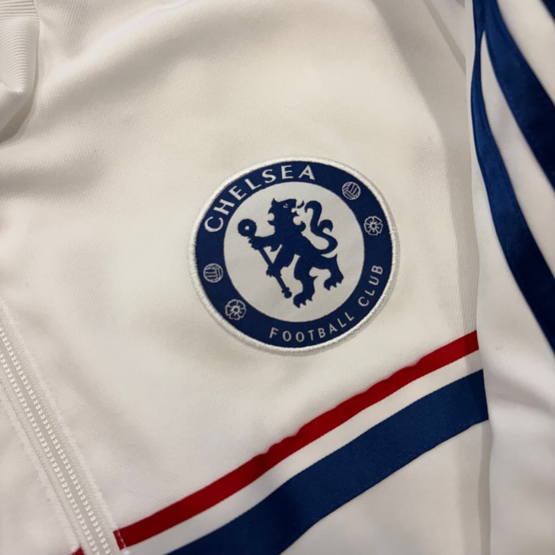 [110] 13s 아디다스 첼시 트랙탑 져지 집업 화이트 D384 상품이미지4